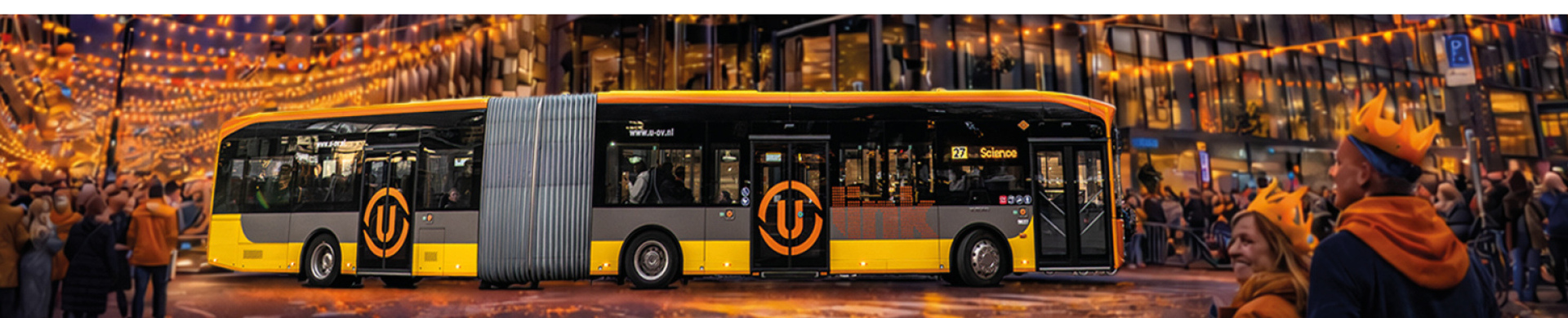 Image of King's Night bus in busy street