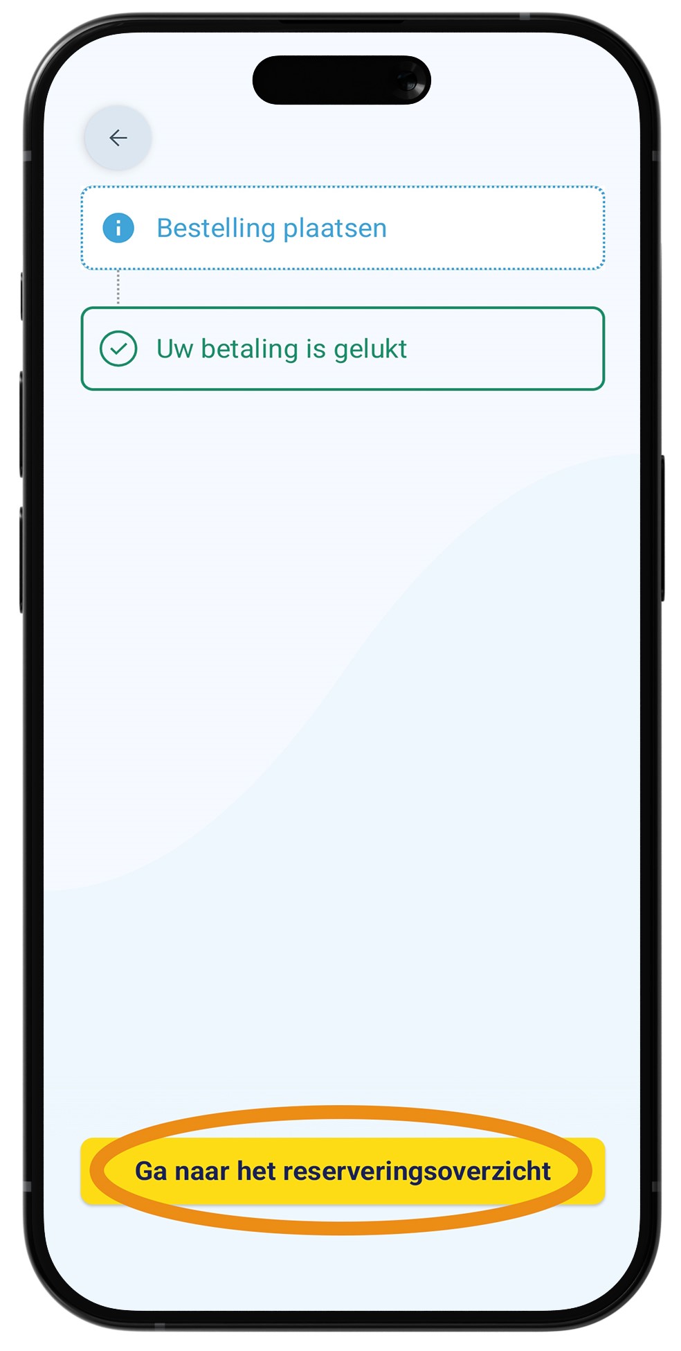 Stap 5: Reserveringsoverzicht