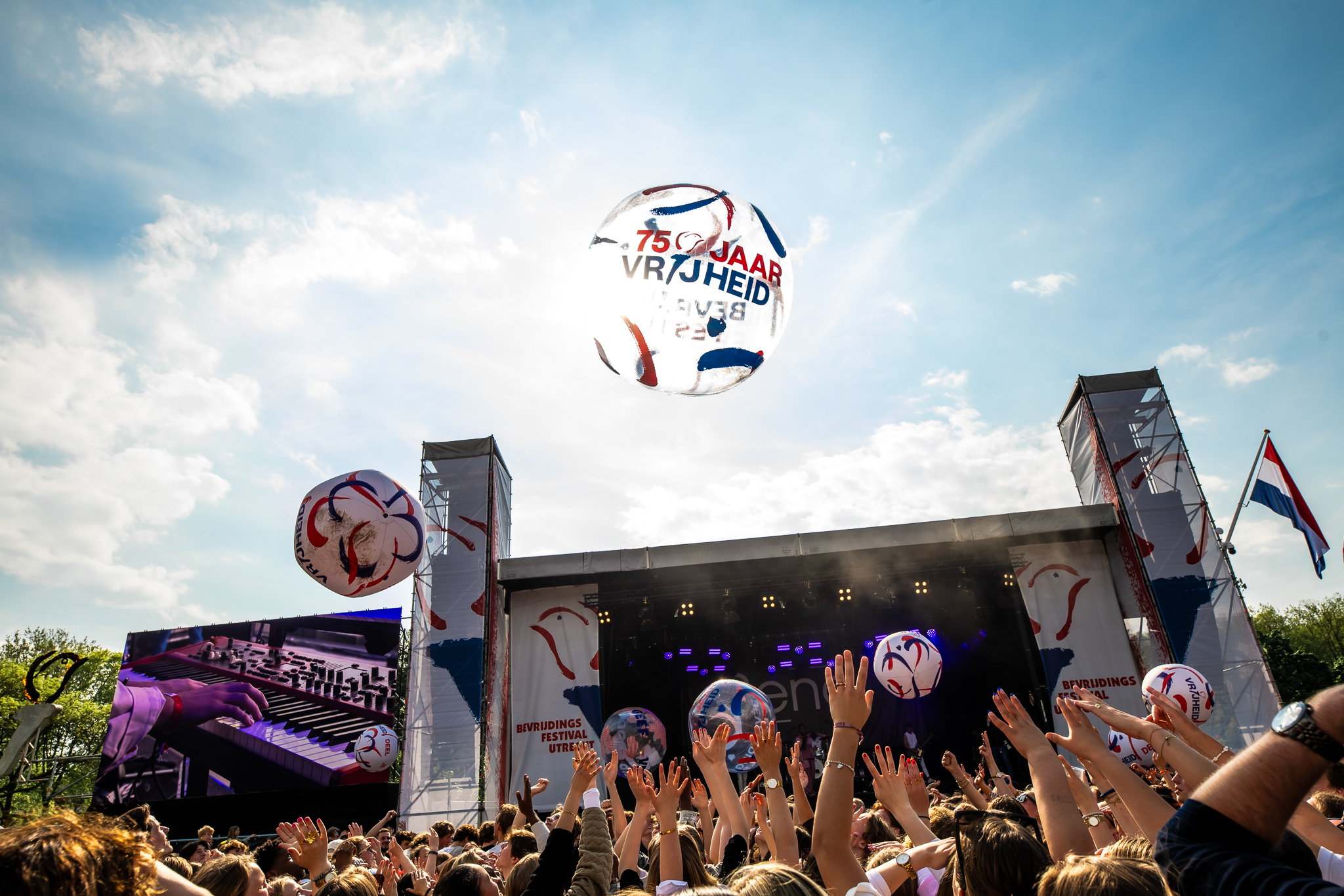 Afbeelding van bevrijdingsfestival Utrecht. Fotograaf: Linde Dorenbis
