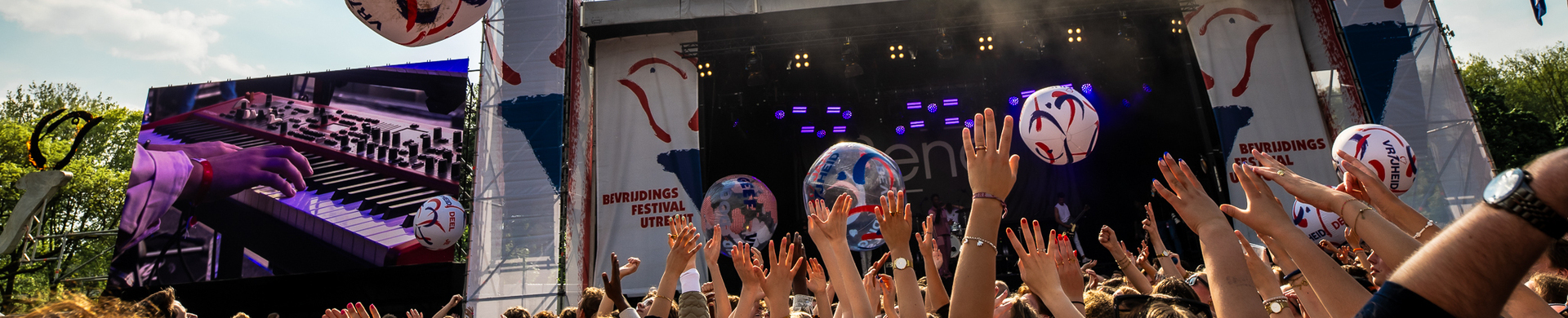 Afbeelding van bevrijdingsfestival Utrecht. Fotograaf: Linde Dorenbis